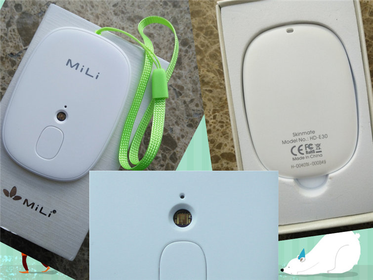 MiLi Skinmate紫外線測試儀正反面